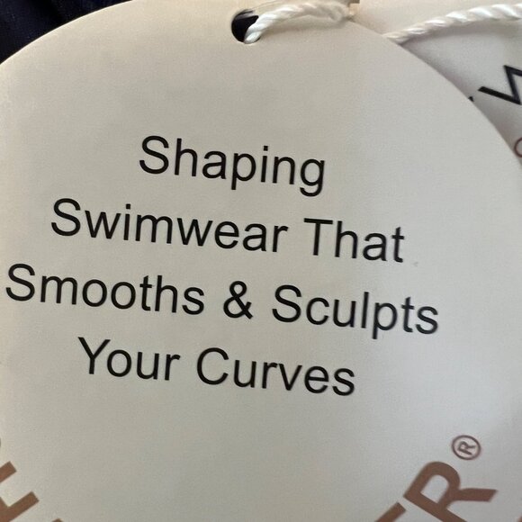 Coco Reef Navy Underwire Shapemaker Ruched Swimsuit NWT Size 8 - Picture 6 of 13